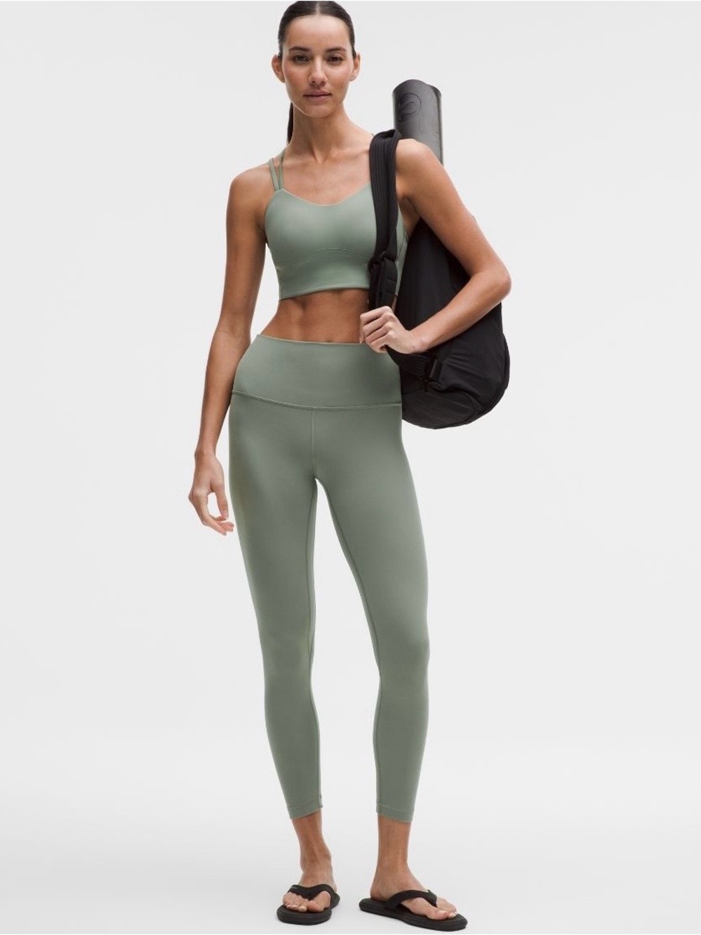 LULULEMON ATHLETICA WOMEN’S HIGH-WAISTED  SIZE 6 ALIGN LEGGINGS WORN ONCE WILLOW